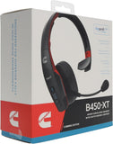 Cummins Edition BlueParrott B450-XT Noise Cancelling Bluetooth Headset – Unique Design with Industry Leading Sound & Improved Comfort, Up to 24 Hours of Talk Time, IP54-Rated, Black Red