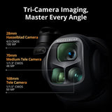 DJI Mavic 4 Pro Drone 512GB Creator Combo (DJI RC Pro 2) with 100MP Hasselblad Camera, Triple-Camera System, 6K/60fps HDR Video, 51-Min Flight Time, O4+ 30km Video Transmission, 0.1-Lux Night Vision