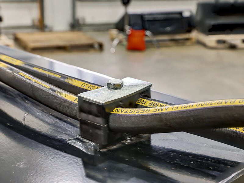 Skid Pro Angle Broom power sweeper for mini skid steer