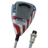 Astatic 302-10309 Stars N' Stripes Noise Canceling 4-Pin CB Microphone 4-Pin Patriotic CB Radio Mic