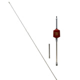 Wilson 305-493 T2000 Series Red Mobile CB Trucker Antenna with 5-Inch Shaft 49-Inch Steel Whip 3500 Watts Low Loss CB Radio Antenna - Red