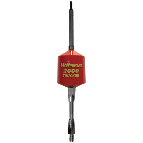 Wilson 305-493 T2000 Series Red Mobile CB Trucker Antenna with 5-Inch Shaft 49-Inch Steel Whip 3500 Watts Low Loss CB Radio Antenna - Red