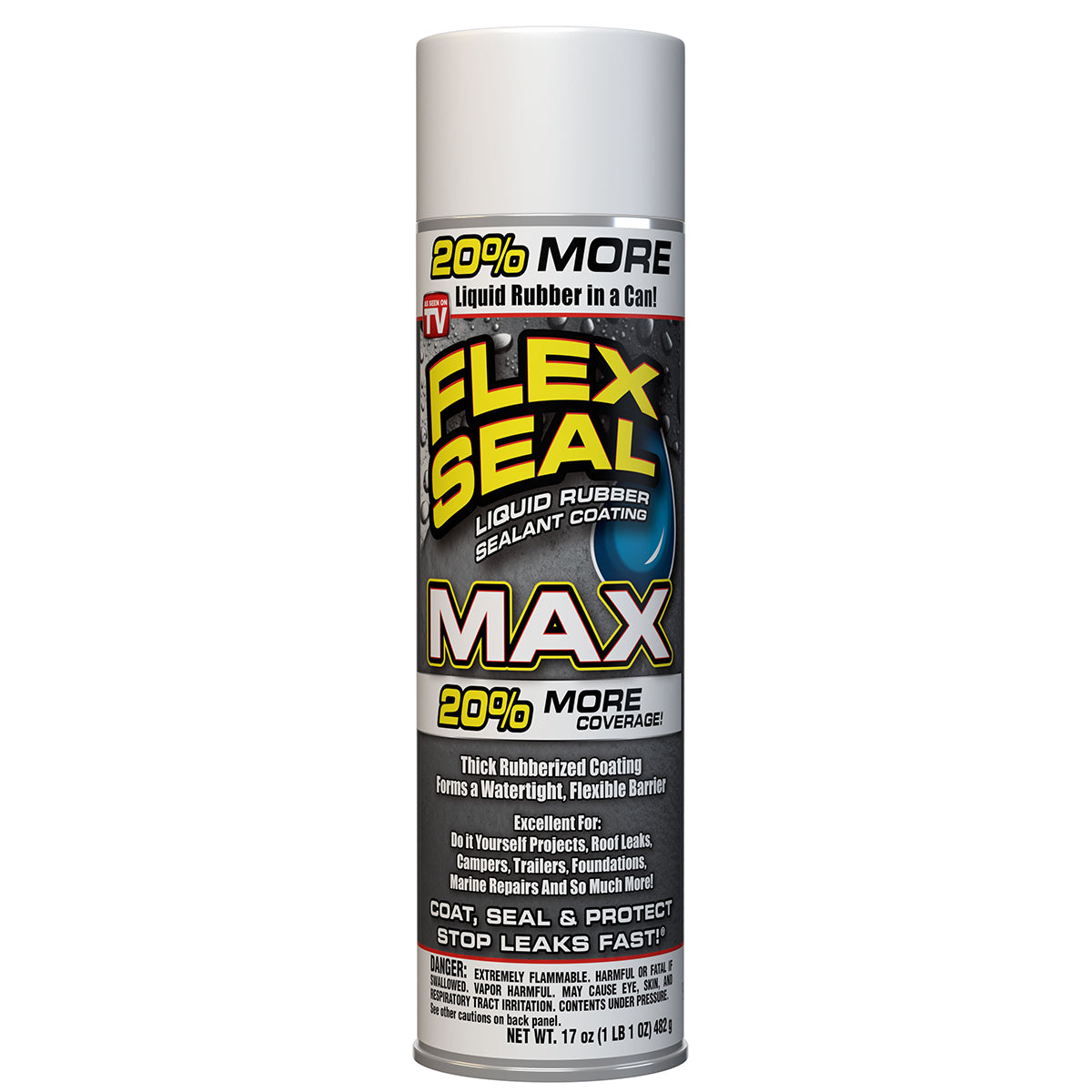Flex Seal White Rubber Sealant Coating 17oz Spray