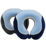 BlackCanyon Gear Gel Neck Pillow BCO6878GEL Cooling Gel Travel Pillow for Airplane Memory Foam Cool Neck Support and Relief - Assorted