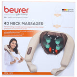 Beurer 4D Shiatsu Neck Massager MG153 Deep Tissue Electric Back Massage for Neck Back Shoulder Lumbar Foot - Full Body Massager with Heat