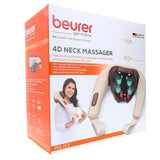 Beurer 4D Shiatsu Neck Massager MG153 Deep Tissue Electric Back Massage for Neck Back Shoulder Lumbar Foot - Full Body Massager with Heat