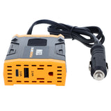 120 Watt Power Inverter Slim 12v DC to 110v AC with Outlet and 2 USB Ports PWD120