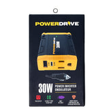 30 Watt Power Inverter Car Plug Adapter DC 12v to 110v DC Slim Converter PWD30
