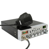 RoadKing RKCBCLASSIC 40 Channel Classic CB Radio with Noise-Cancelling Microphone Large Digital Display and Illuminated SWR Meter