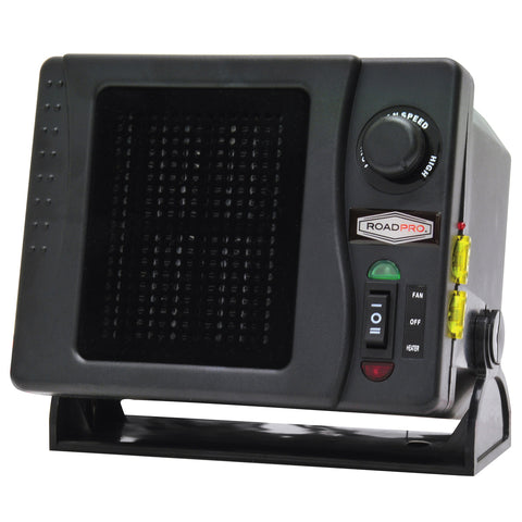 12-Volt Ceramic Heater and Fan with Swivel Base 2-in-1 Supplemental Cooling and Heating for Truck Cab RPSL-681