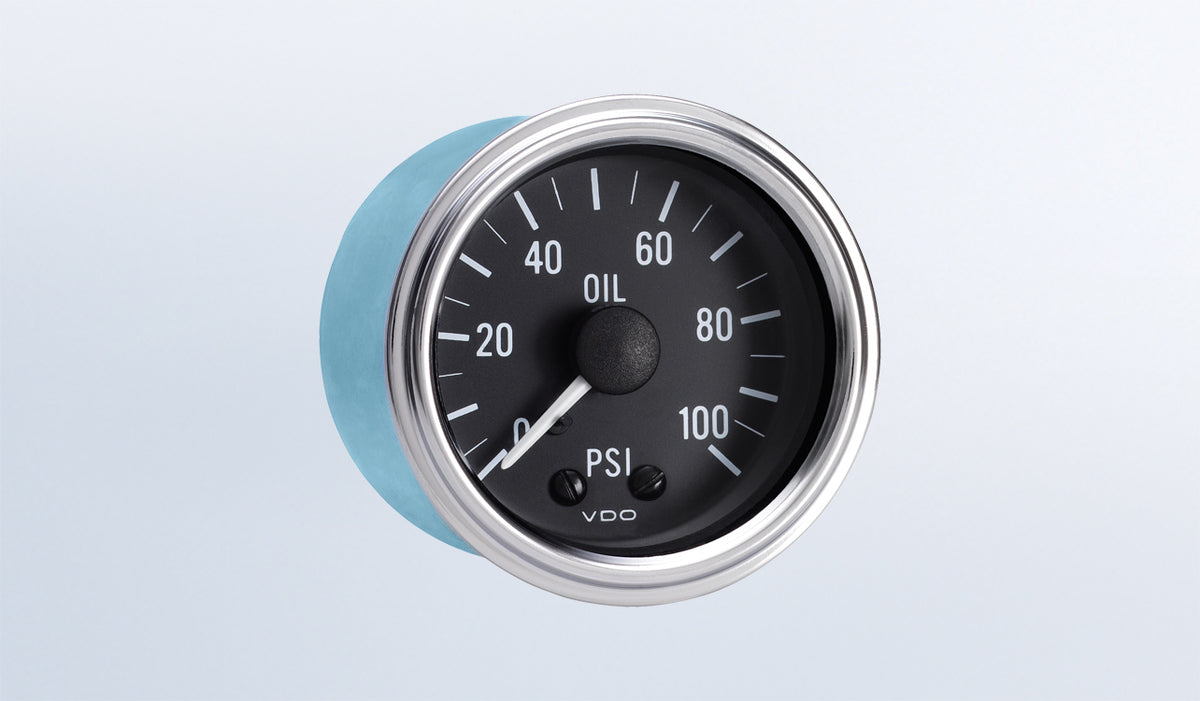 VDO 150-330 100 PSI Mechanical Oil Pressure Gauge