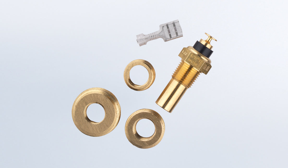 VDO 323-900 Temperature Sender 250°F/120°C with US Thread Adapters