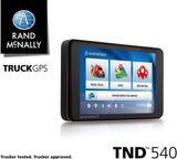 Rand Mcnally GPS Intelliroute 5 Tnd 540 With Free Lifetime Maps - Refurbished