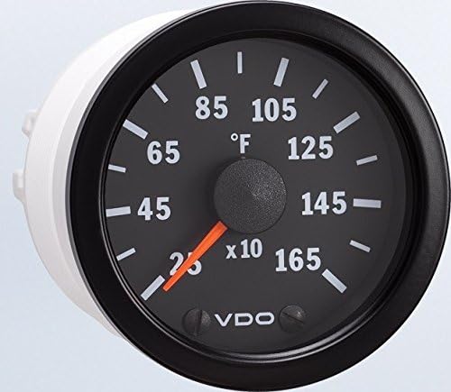 VDO 310-151 Vision Pyrometer Gauge, 1650°F, 12V