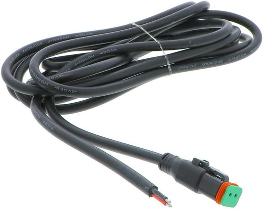 VDO Continental NightViu 2801780003301 LED Work Light 2-Pin Deutsch Connector Cable with Running Leads, 3m