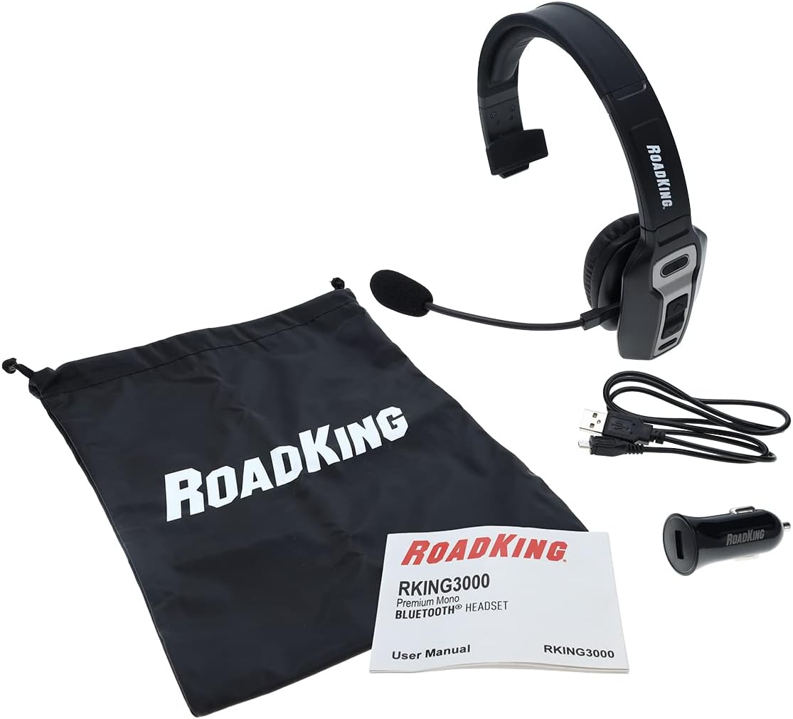RoadKing RKING3000 Noise-Canceling Bluetooth Trucker Headset - image 2