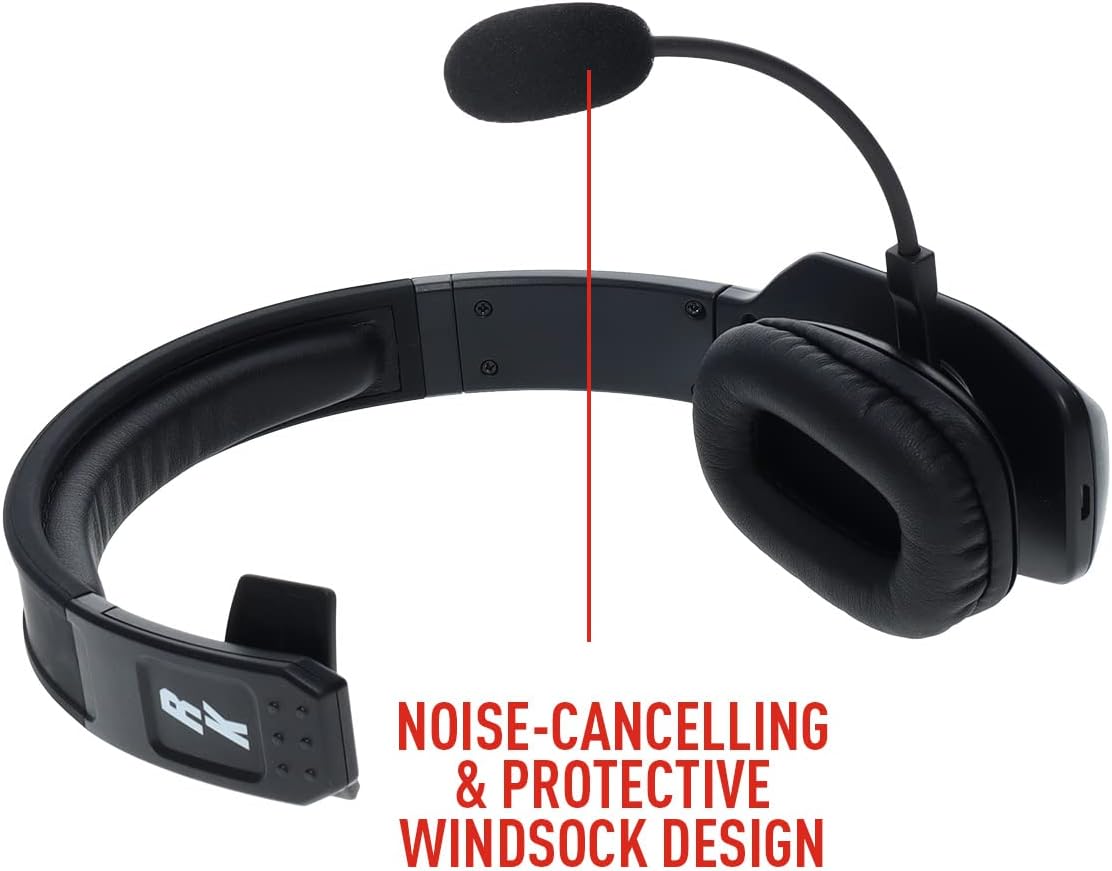 RoadKing RKING3000 Noise-Canceling Bluetooth Trucker Headset - image 3
