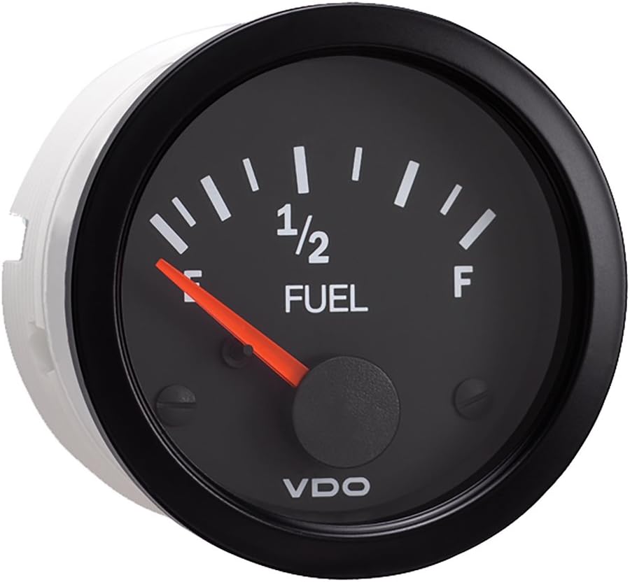 VDO 301-105 Vision Fuel Level Gauge, 240-33 Ohm, 12V