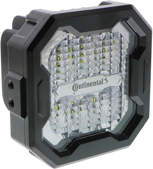 VDO Continental NightViu 2801700047301 4" LED Work Light Kit, 4500 Lumen Flood Beam, Heavy Duty Bracket with Harness