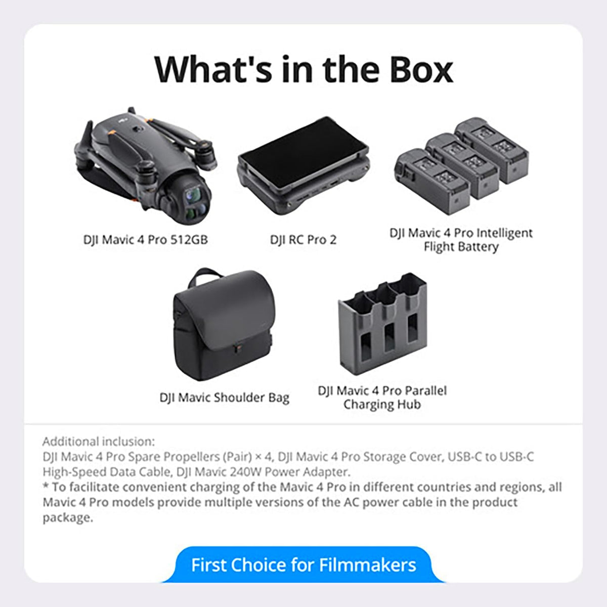 DJI Mavic 4 Pro Drone 512GB Creator Combo (DJI RC Pro 2) - view 2