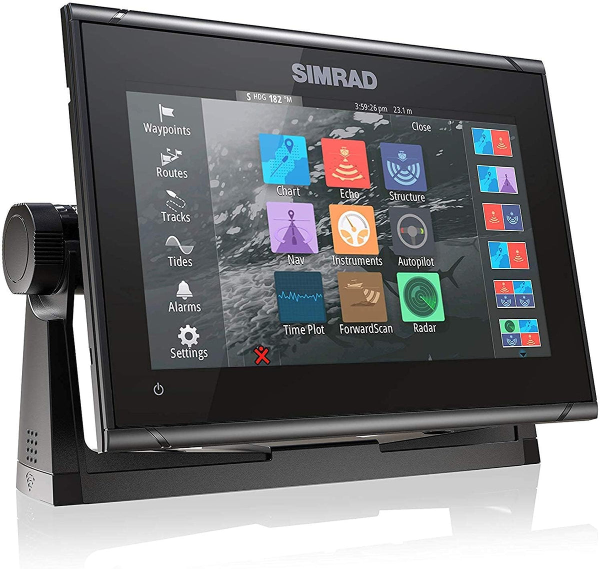 Simrad GO9 XSE 9" Chartplotter with Active Imaging 3-in-1 & C-MAP Pro (Renewed) - image 5