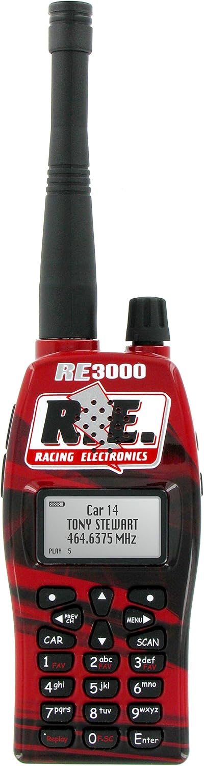 Racing Electronics RE3000 440-Channel Over-the-Air Programmable Race Scanner