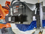 Skid Pro Angle Broom power sweeper for mini skid steer