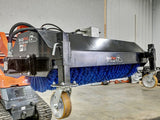 Skid Pro Angle Broom power sweeper for mini skid steer