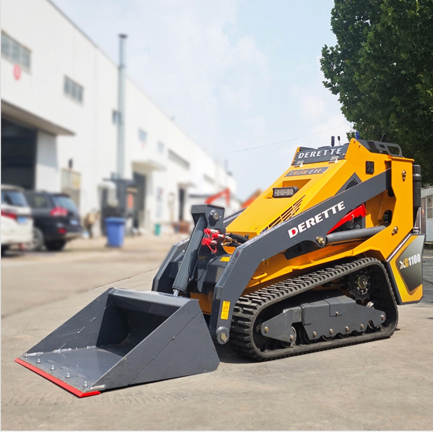 Derette XC1100 mini skid steer loader Kubota D1105 powered ESSENTIALS included