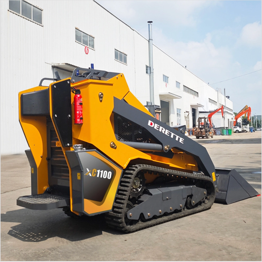 Derette XC1100 mini skid steer loader Kubota D1105 powered ESSENTIALS included