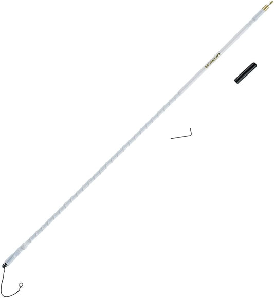 Wilson 305-485 3 ft white Silver Load fiberglass CB antenna whip