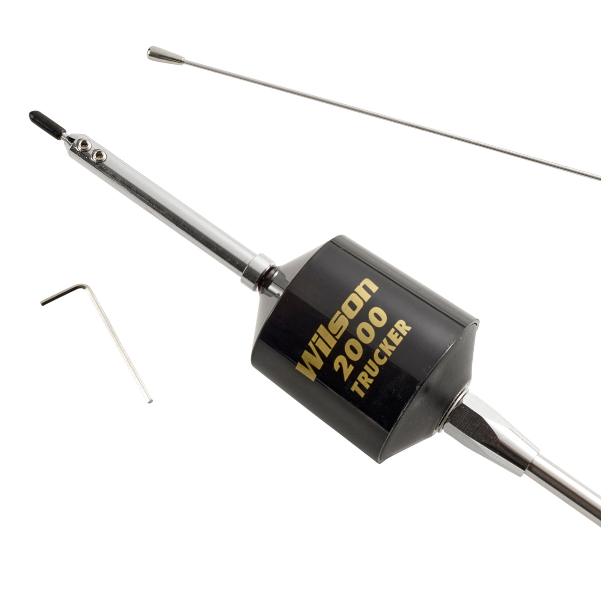 Wilson Antennas 305-495 T2000 Series 3500 Watt Trucker Antenna Mobile CB Replacement Antenna Steel Whip Black