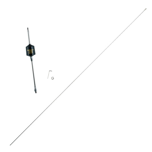 Wilson Antennas 305-495 T2000 Series 3500 Watt Trucker Antenna Mobile CB Replacement Antenna Steel Whip Black
