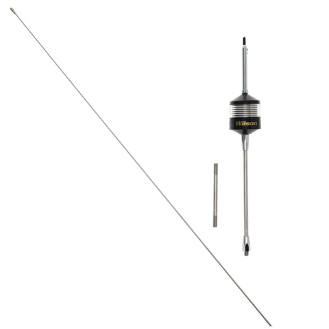 Wilson Antennas 305495SE T2000 Series Mobile CB Trucker Antenna 10-Inch Center Load with 49-Inch Stainless Steel Whip - Black