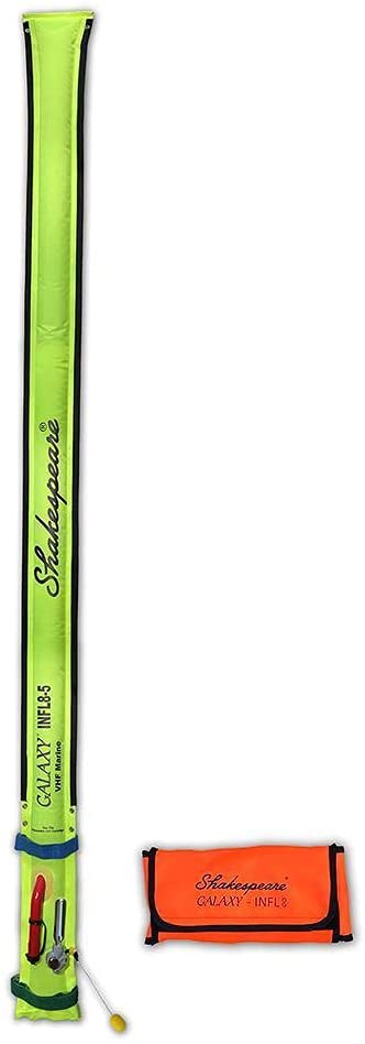 Shakespeare INFL8-5 Galaxy-INFL8 VHF Inflatable Emergency Antenna, Colorful