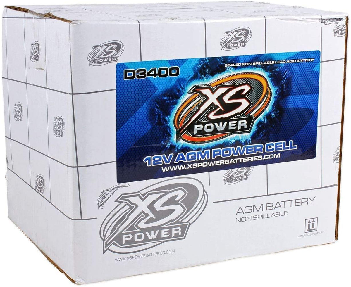 XS Power D3400 XS Series 12V 3,300 Amp AGM High Output - view 3