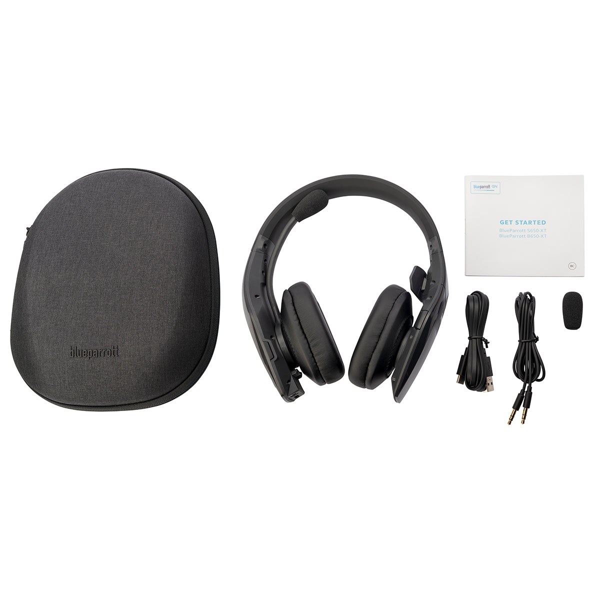 BlueParrott S650-XT 2-in-1 Convertible Stereo Mono Headset