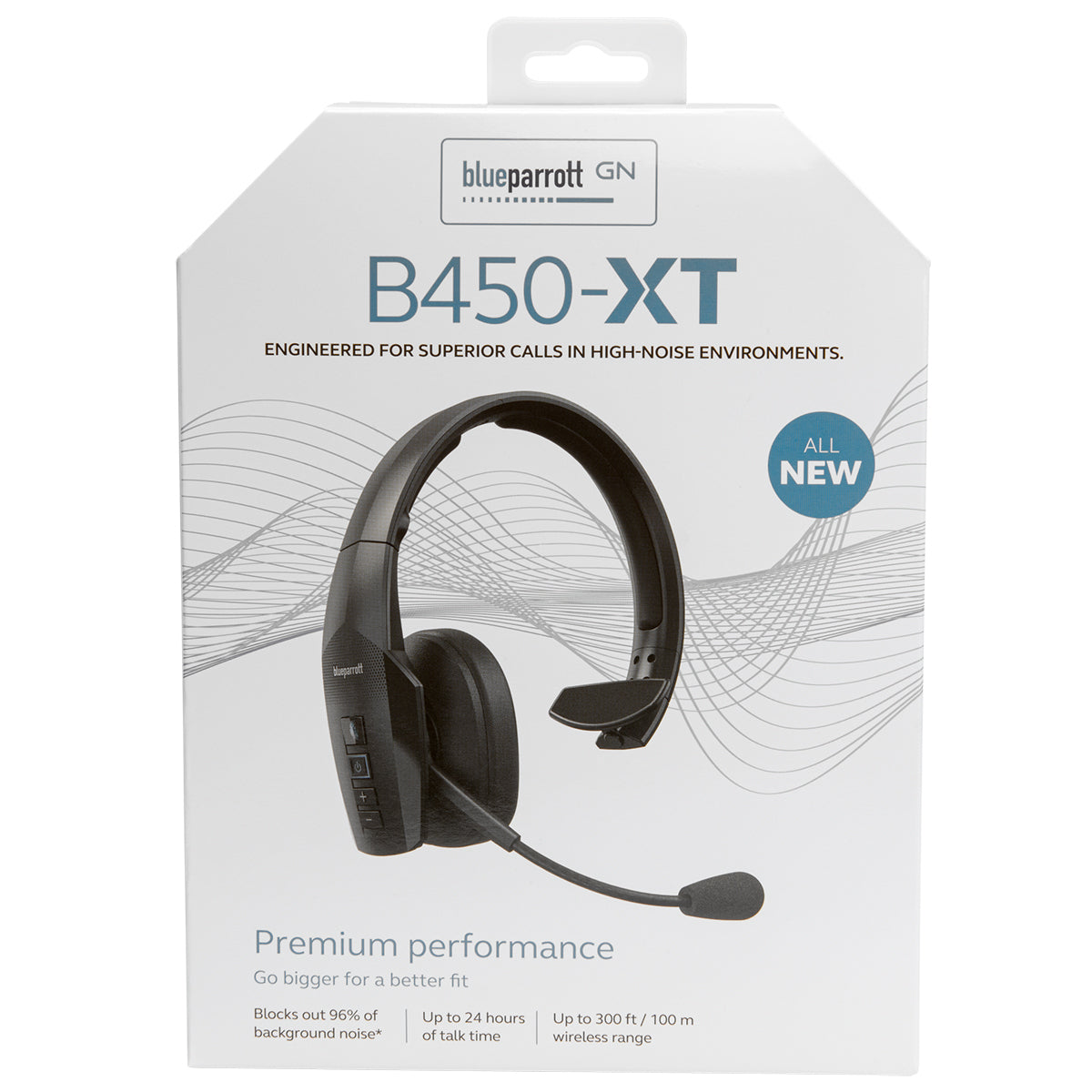 BlueParrott B450-XT noise-canceling Bluetooth trucker headset