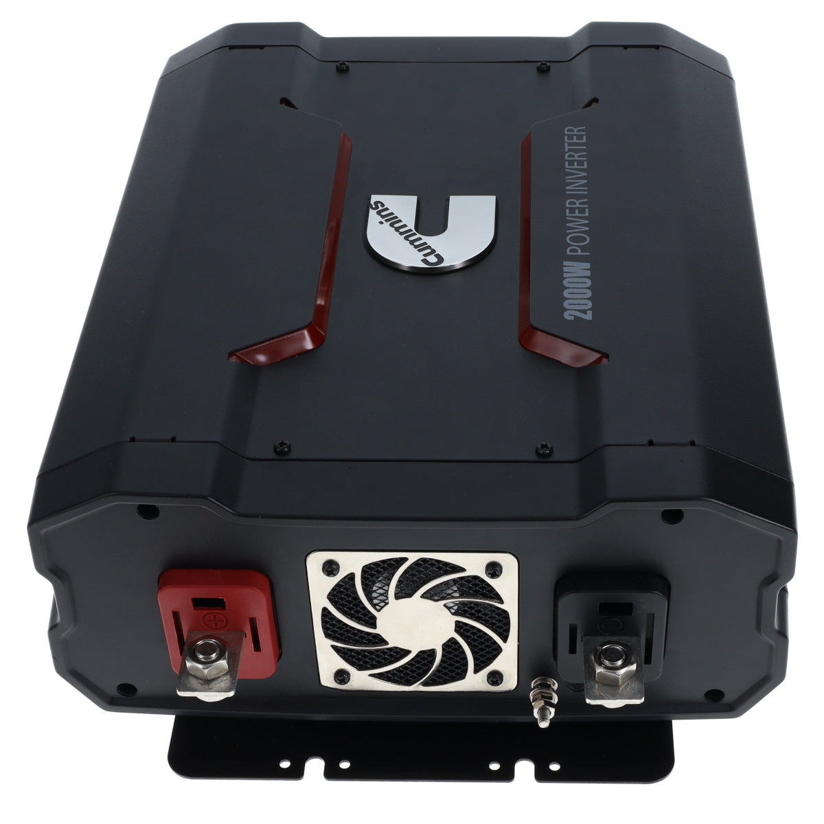 Cummins 2000 Watt Power Inverter Modified Sine Wave Truck Inverter 12V to 110 Volts Four AC Outlets Two USB Ports (Full Cable Kit Included)