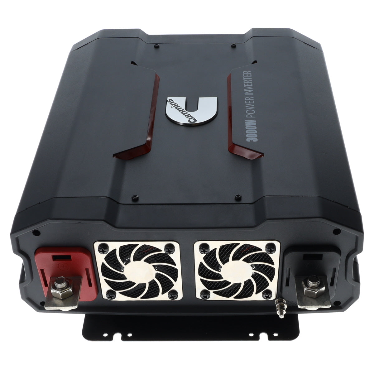Cummins 3000 Watt Power Inverter Modified Sine Wave Truck Inverter 12V to 110 Volts Four AC Outlets Two USB Ports (Full Cable Kit Included)