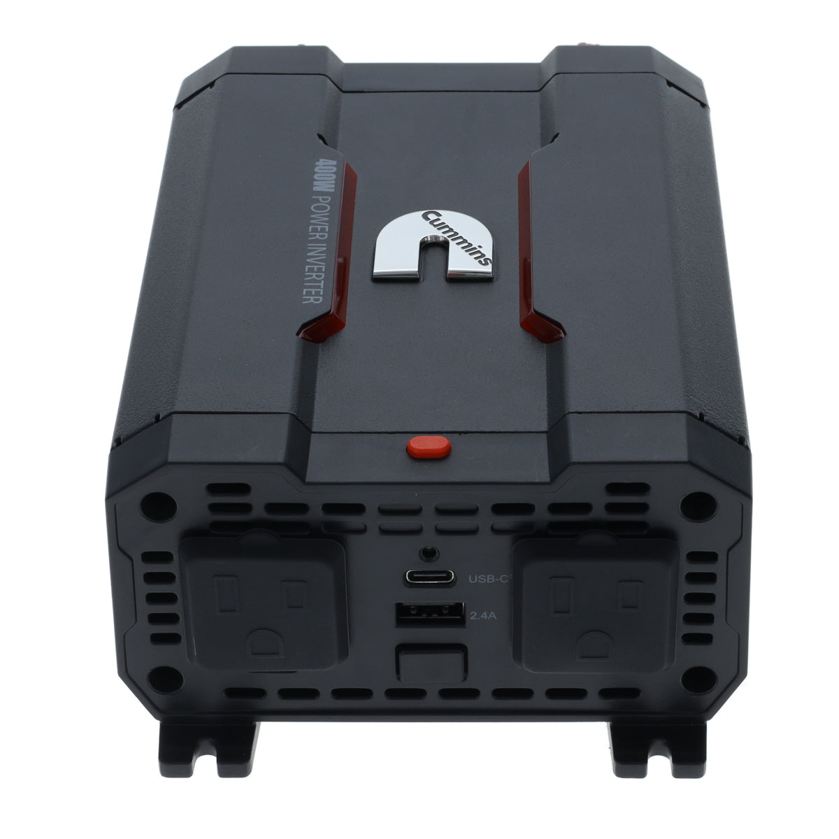 Cummins 400 Watt Car Power Inverter DC 12V to 110V AC Converter Full Kit CMN400