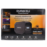 Duracell PowerSource Gasless Generator DR660PSS Generator for Home Use Camping Solar Power 1800 Peak Watts - Black