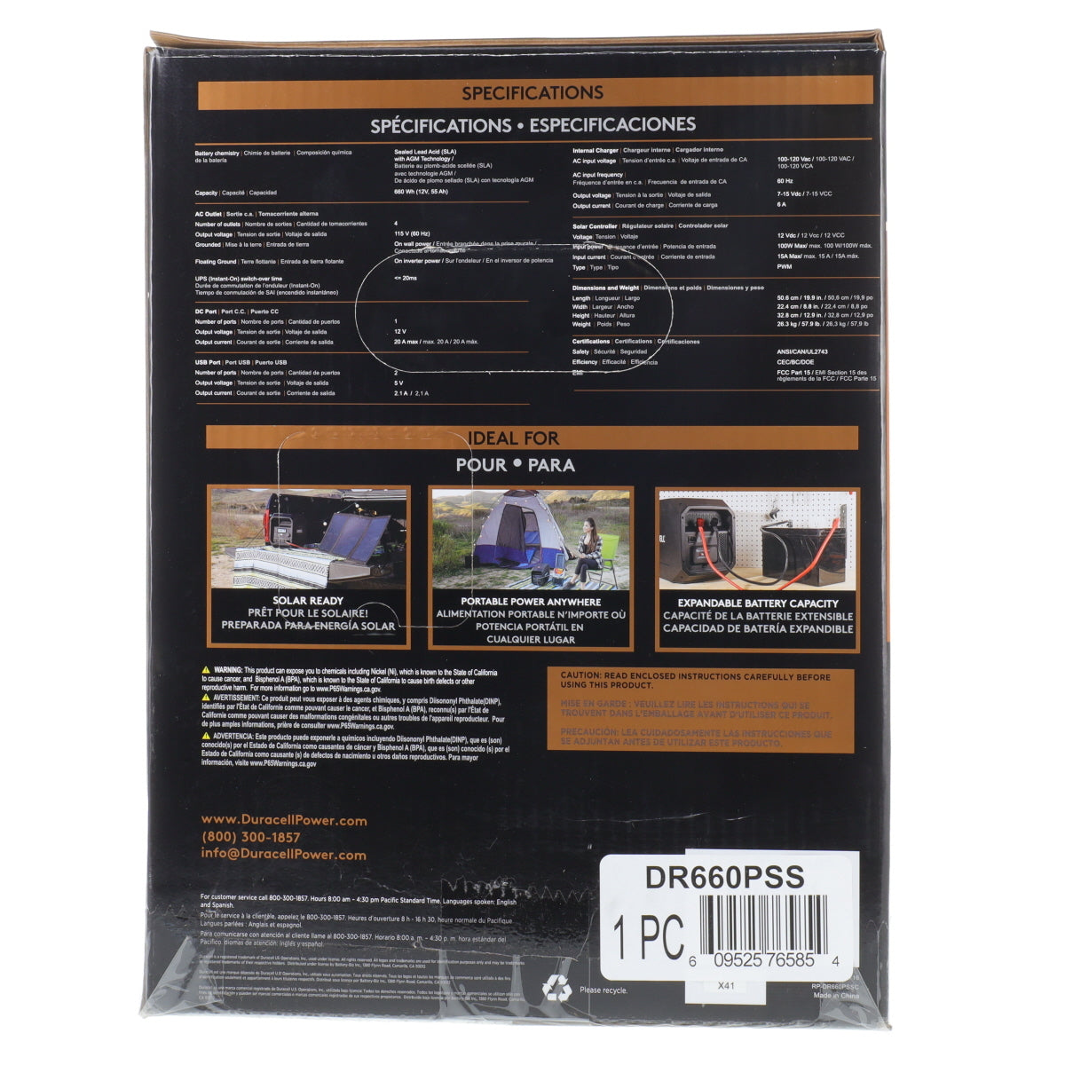 Duracell DR660PSS Portable Power Station - image 9