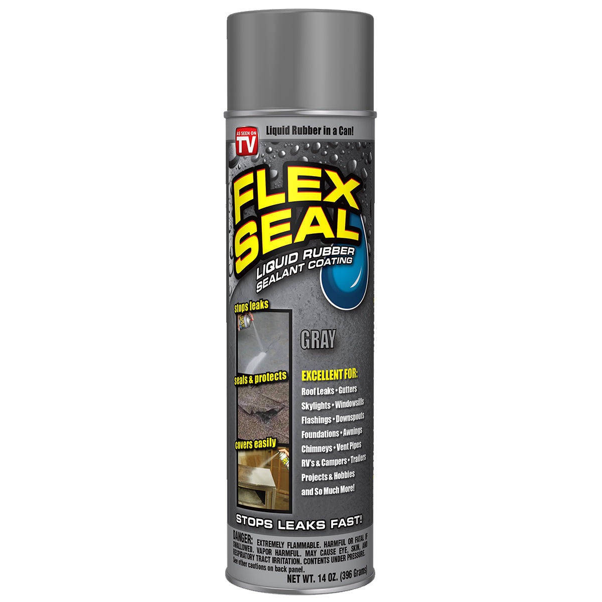 FLEX SEAL GRAY 14 OZ. SPRAY CAN