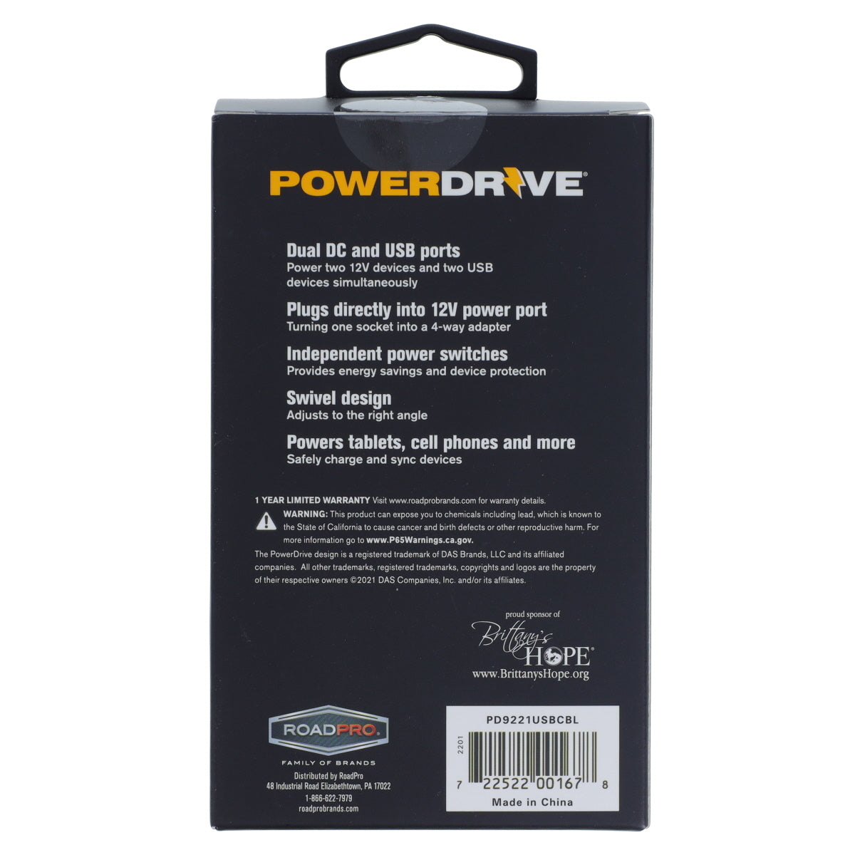 PowerDrive PD9221USBCBL 12V USB Adapter - image 10