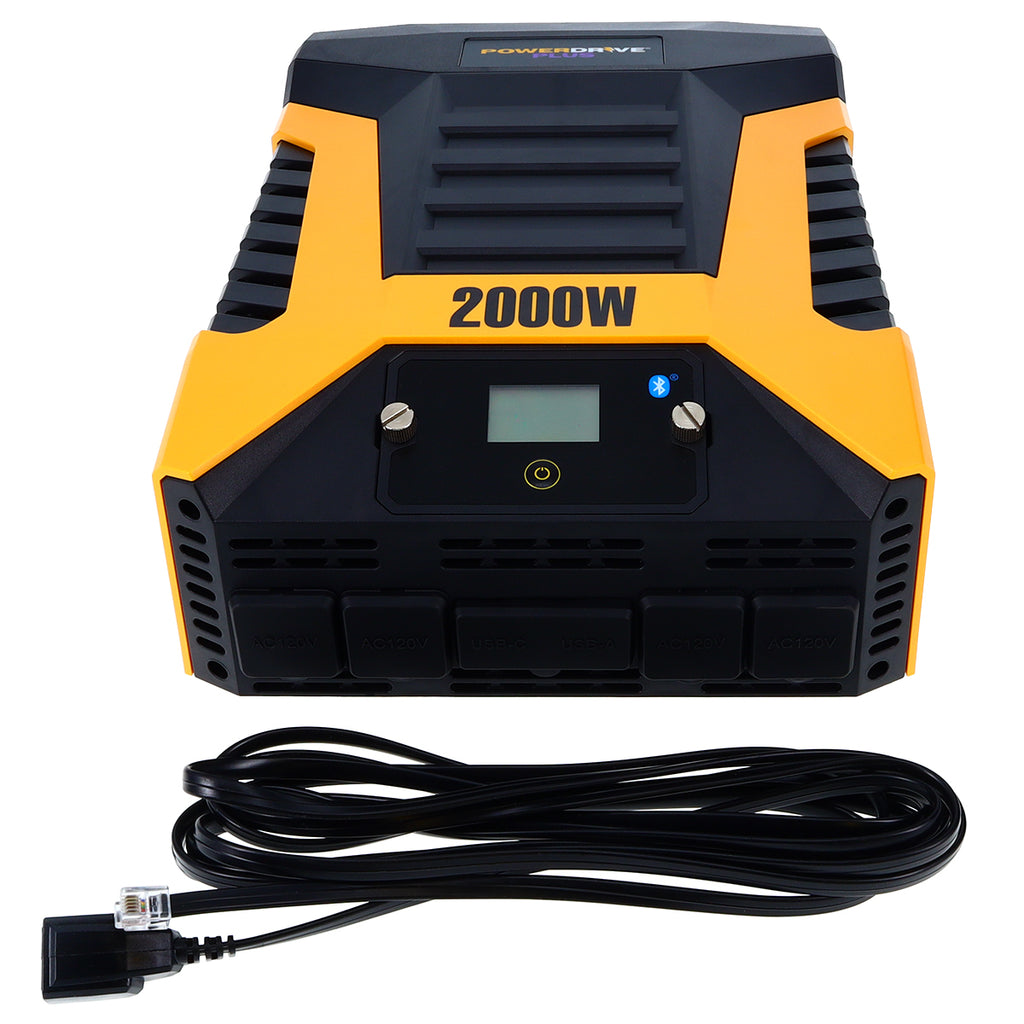 PowerDrive Plus PWD2000P 2000 Watt Power Inverter with Bluetooth(R) Wi ...