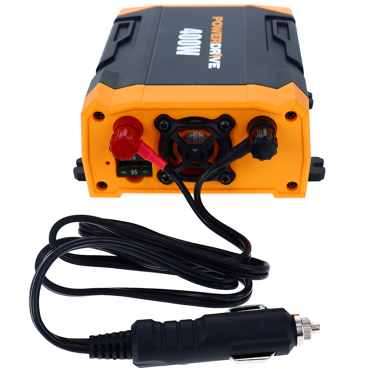400 Watt Power Inverter 12v DC to 110v AC with 2 Outlets 2 Ports PWD400