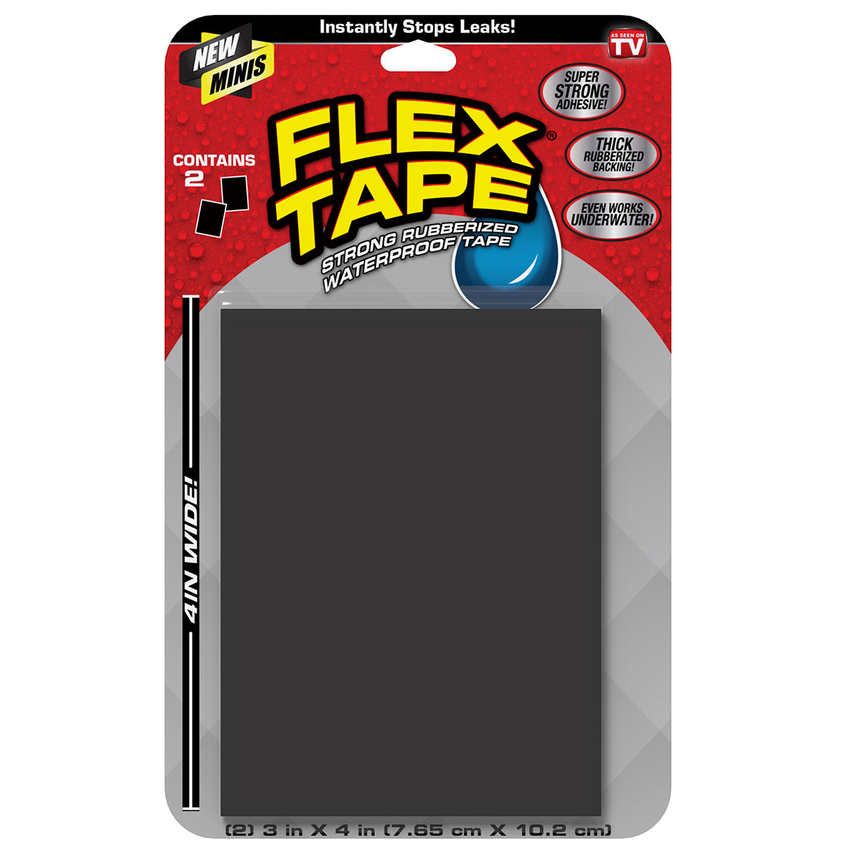 Flex Seal Flex Tape Mini Black with Clip Strip